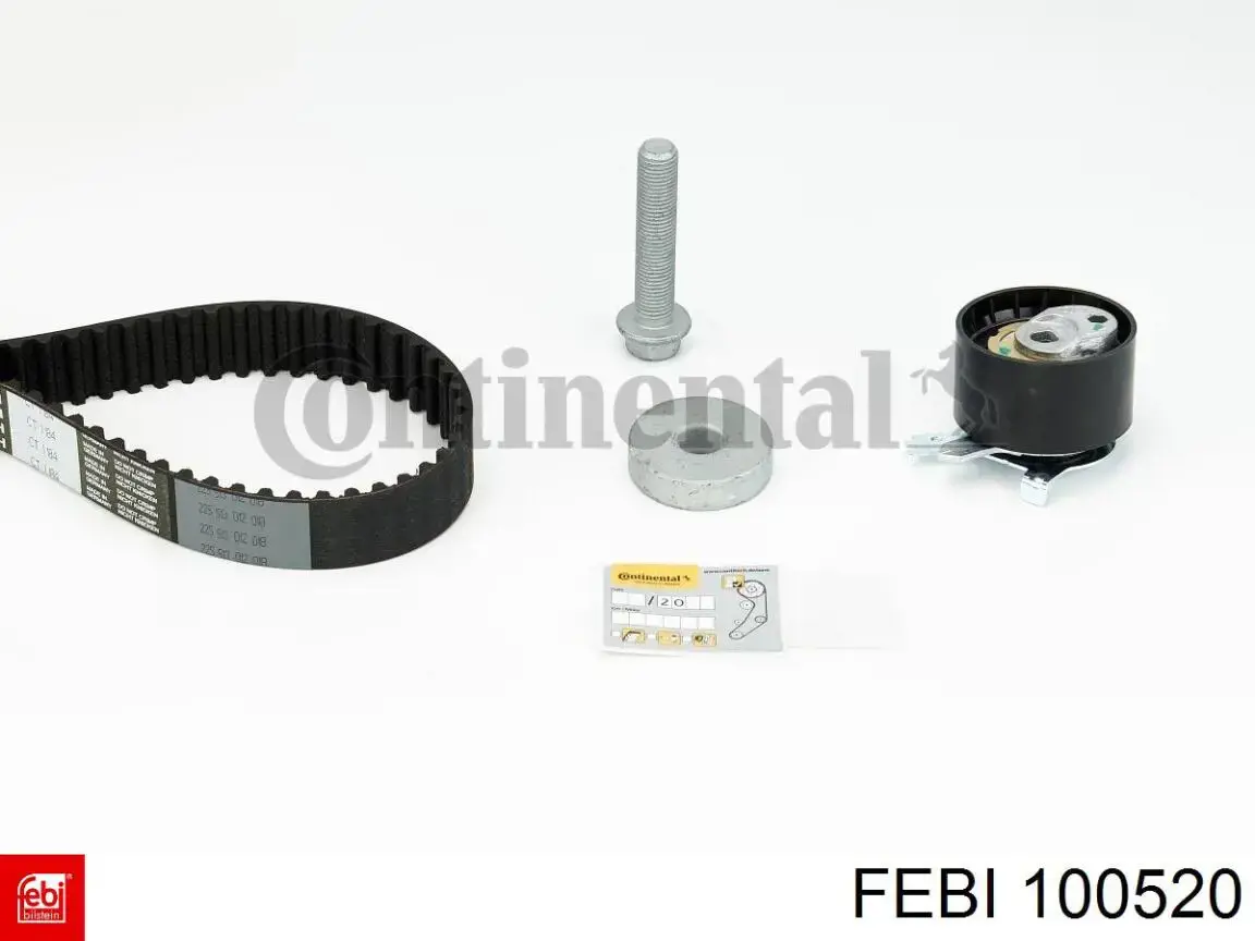 Comprar 100520 Febi Kit de correa de distribución