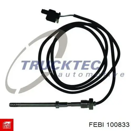 100833 Febi sensor de temperatura, gas de escape, en catalizador