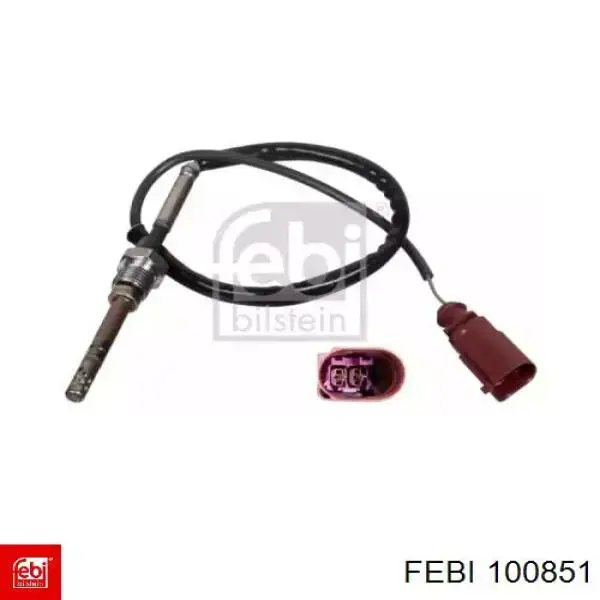 Sensor de temperatura de gases de escape antes del filtro de partículas Febi 100851 precio, desde 53,38 EUR