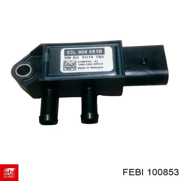 Sensor de presion gases de escape 100853 Febi