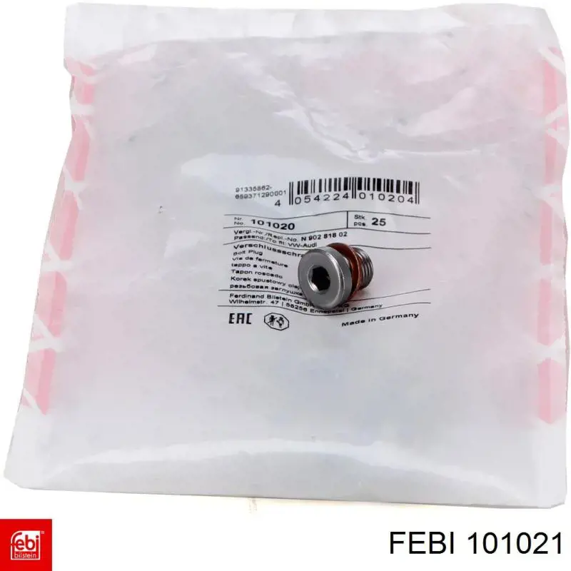 Tapón de llenado del eje trasero/delantero Febi 101021 precio, desde 2,31 EUR