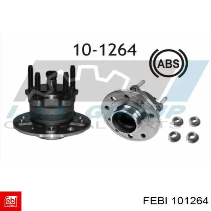 Comprar 101264 Febi Tapa de cubo de rueda