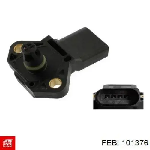 Buje de rueda delantero 101376 Febi