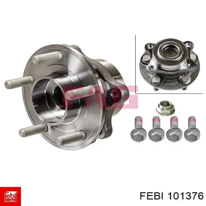 Buje de rueda delantero Febi 101376 precio, desde 135,15 EUR