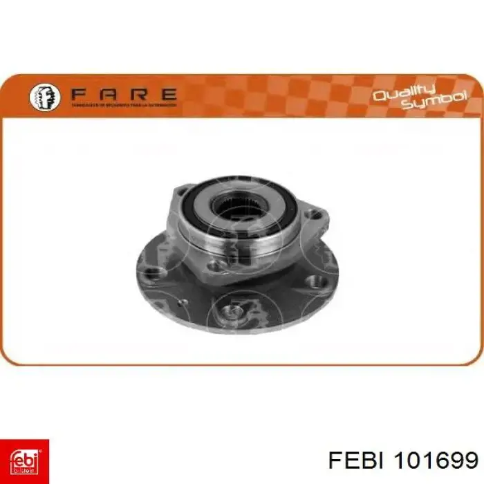 Soporte de motor trasero 101699 Febi