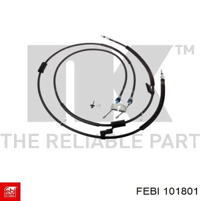 101801 Febi cable de freno de mano trasero derecho/izquierdo