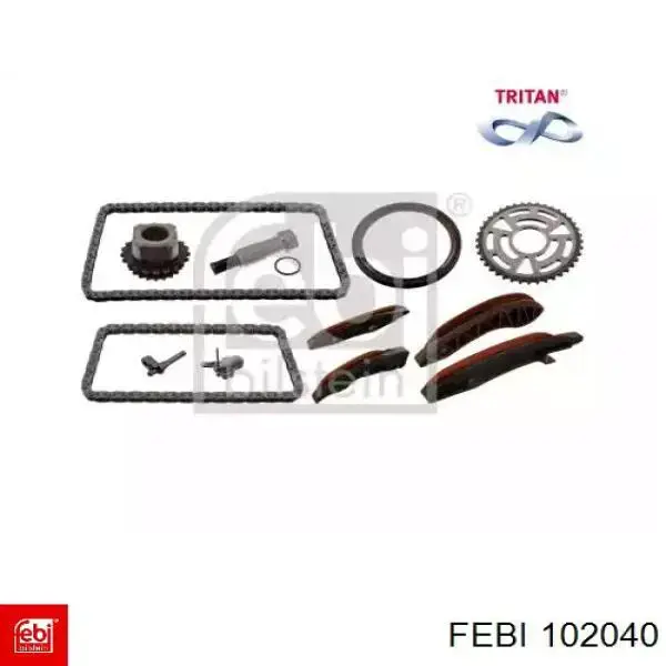 102040 Febi kit de cadenas de distribución