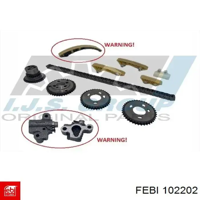 Comprar 102202 Febi Kit de cadena de distribución