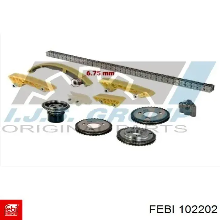 102202 Febi kit de cadenas de distribución