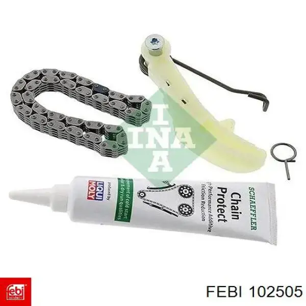 Juego de cadena de bomba de aceite Febi 102505 precio, desde 58,56 EUR