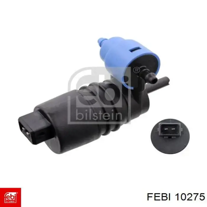 10275 Febi Bomba de agua de lavado, lavado de parabrisas, delantera