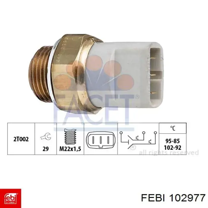 102977 Febi soporte de motor derecho