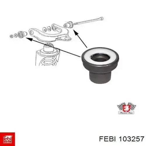 103257 Febi soporte de motor trasero