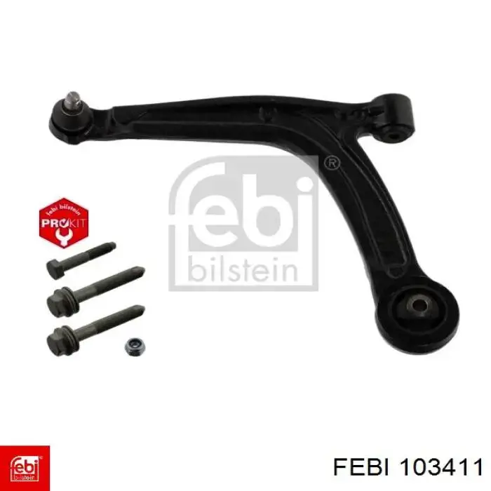 Comprar 103411 Febi Brazo superior de suspensión trasera izquierdo/derecho