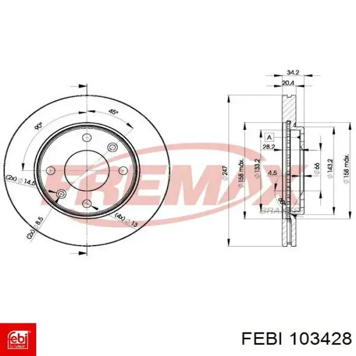 Botella expansion Febi 103428 precio, desde 33,73 EUR