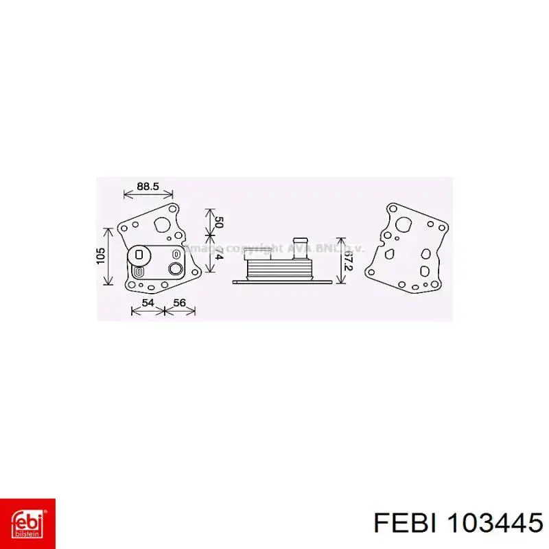 Comprar 103445 Febi Radiador de aceite