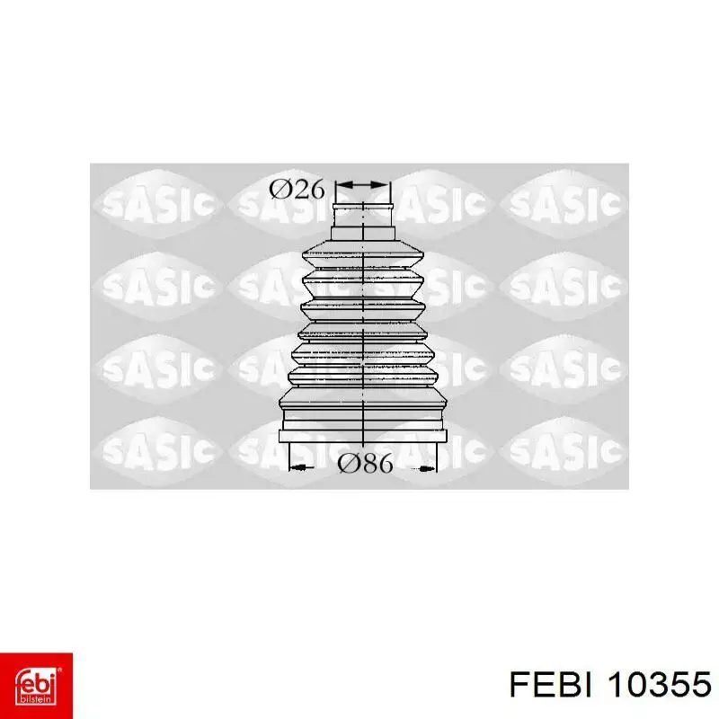 Comprar 10355 Febi Fuelle de palier delantero exterior