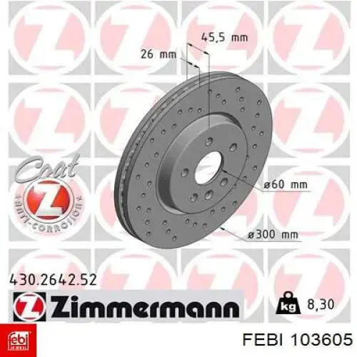Comprar 103605 Febi Bieleta estabilizadora delantera