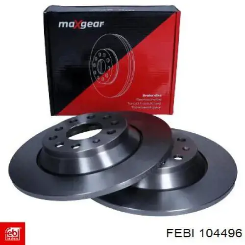 Disco de freno trasero Febi 104496 precio, desde 47,92 EUR