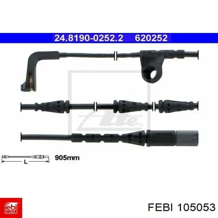 Disco de embrague 105053 Febi