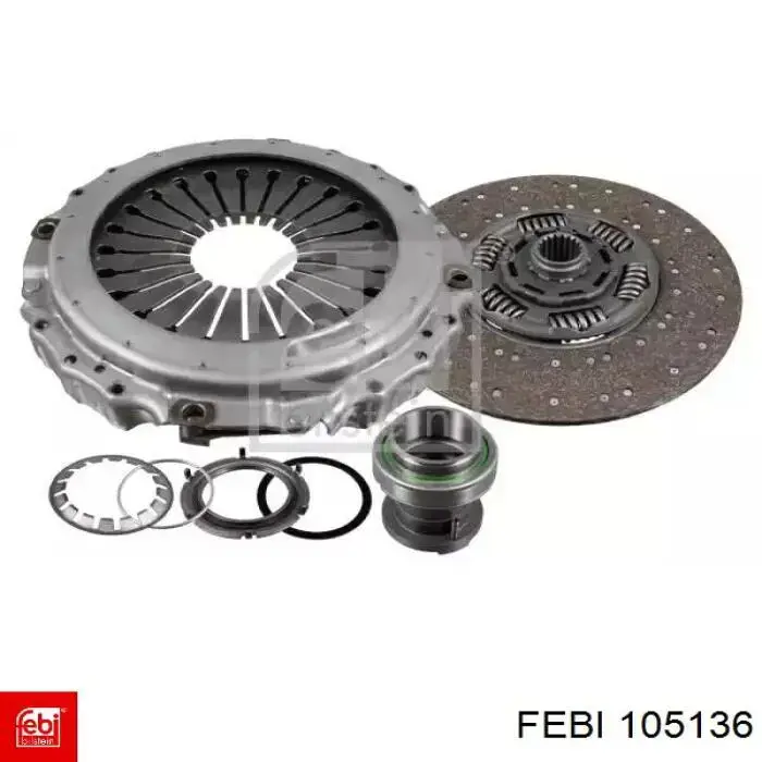 Mecanismo de embrague Febi 105136 precio, desde 614,45 EUR