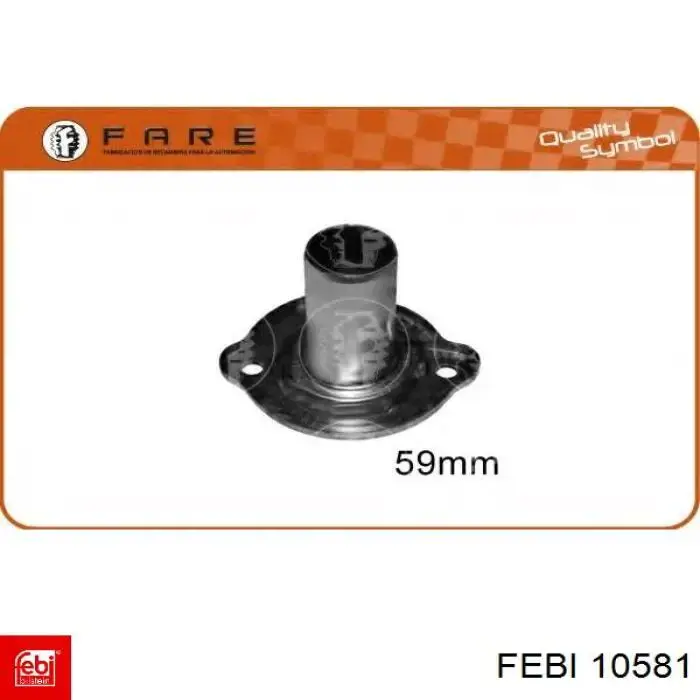 Comprar 10581 Febi Acoplamiento elástico del cardán delantero/trasero
