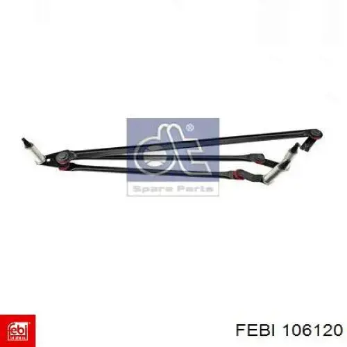 Comprar 106120 Febi Sensor revoluciones de la rueda, delantero