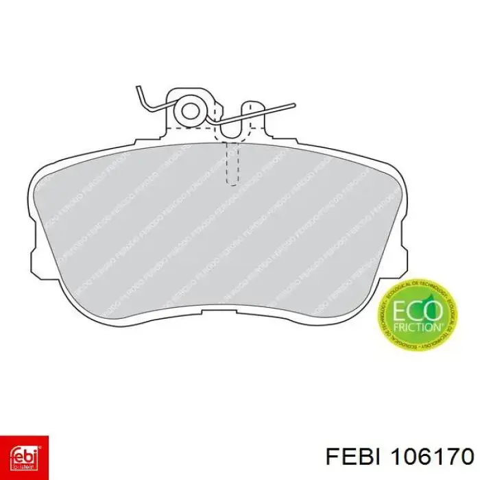 Soporte superior izquierdo del radiador Febi 106170 precio, desde 6,64 EUR