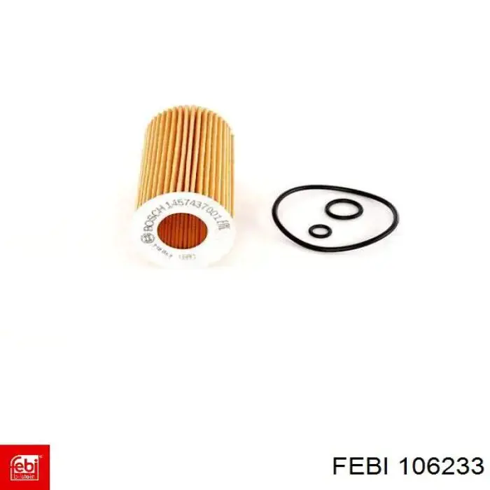 106233 Febi cable de freno de mano intermedio