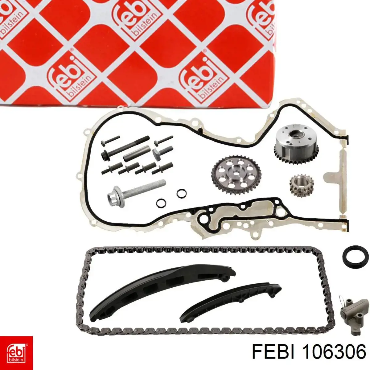 Cadena de distribución superior, kit Febi 106306 precio, desde 293,57 EUR