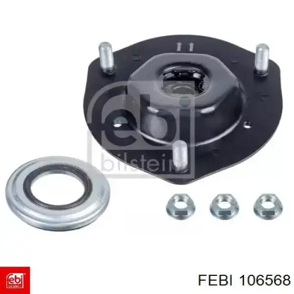 106568 Febi Soporte amortiguador delantero izquierdo