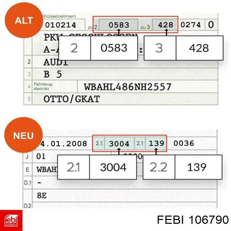 106790 Febi sensor de posición del cigüeñal