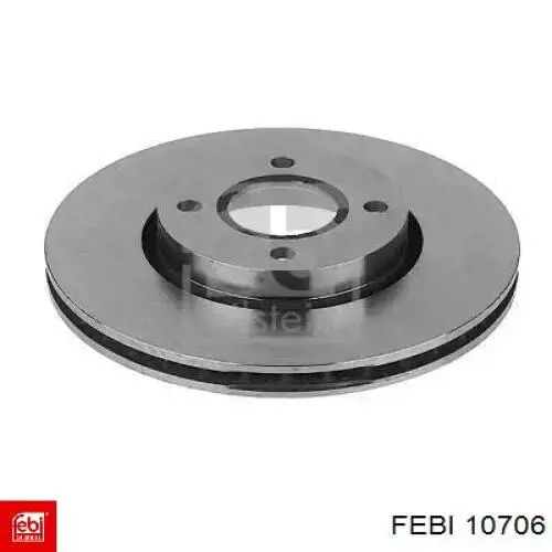 Comprar 10706 Febi Disco de freno delantero