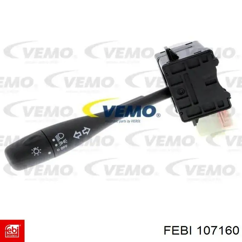 Conmutador izquierdo de la columna de dirección Febi 107160 precio, desde 95,08 EUR