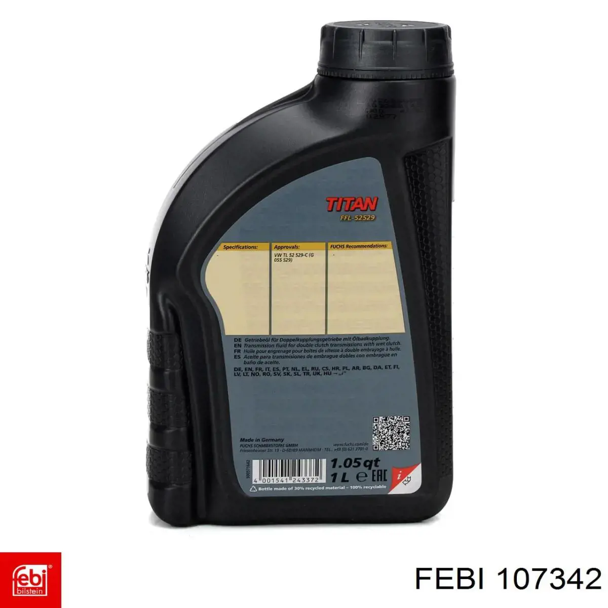 Comprar 107342 Febi Filtro de transmisión automática