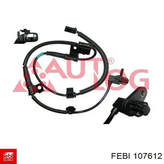 107612 Febi sensor abs delantero izquierdo