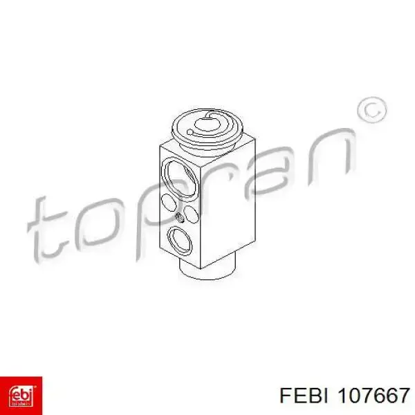 107667 Febi válvula de expansión, aire acondicionado