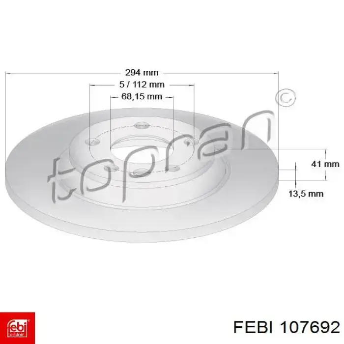 Comprar 107692 Febi Acoplamiento elástico trasero del cardán