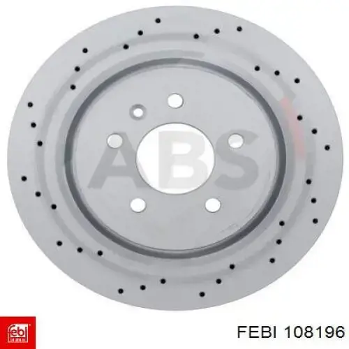108196 Febi Freno de disco trasero
