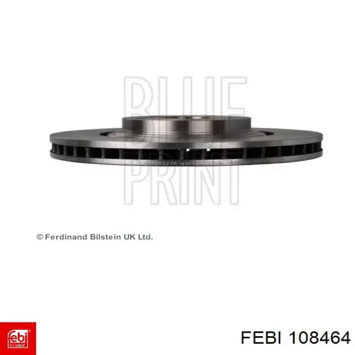 Disco de freno 108464 Febi