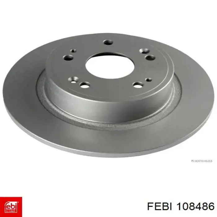 Disco de freno trasero Febi 108486 precio, desde 39,66 EUR