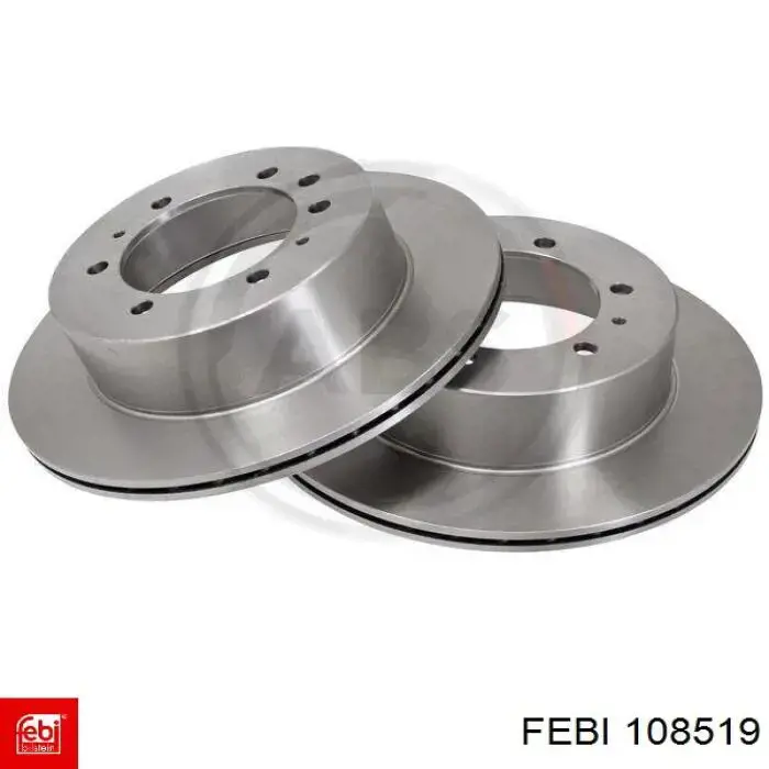 Disco de freno trasero Febi 108519 precio, desde 54,92 EUR
