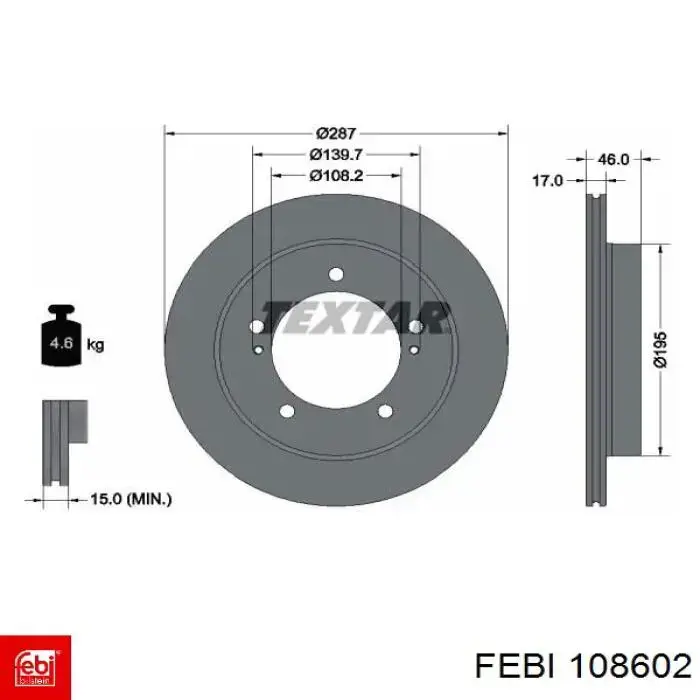 Comprar DI825C Japan Parts Freno de disco delantero