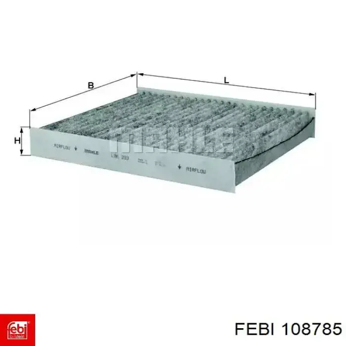 Ventilador interior Febi 108785