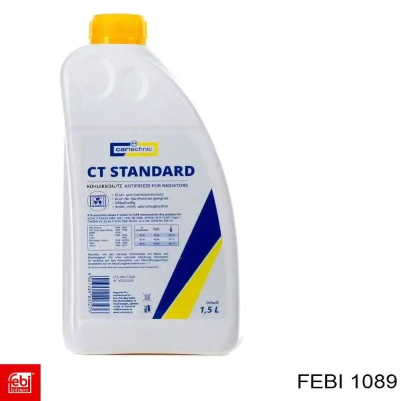 Liquido refrigerante 1089 Febi