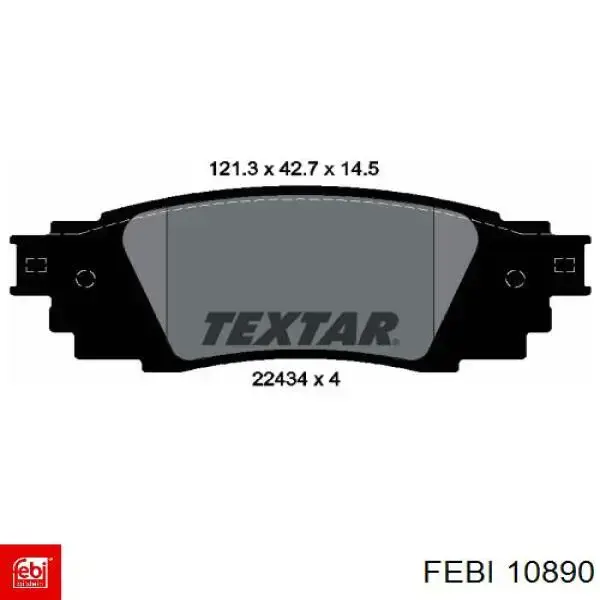 Comprar 10890 Febi Brazo inferior izquierdo de la suspensión delantera