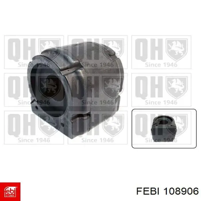 Buje de barra estabilizadora delantera Febi 108906 precio, desde 8,18 EUR