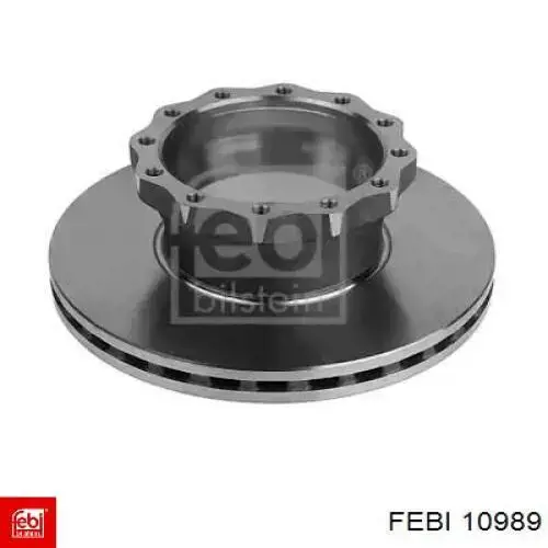 Comprar 10989 Febi Disco de freno trasero