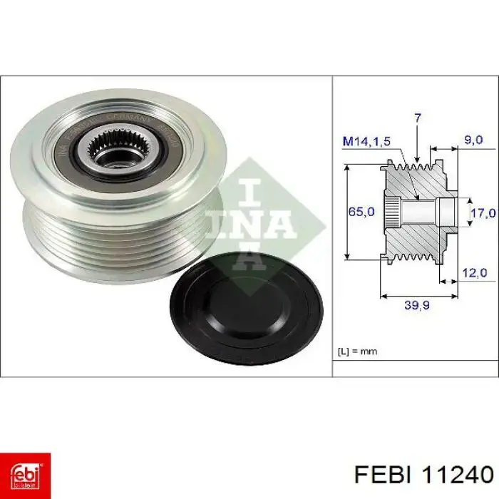 11240 Febi filtro de habitáculo