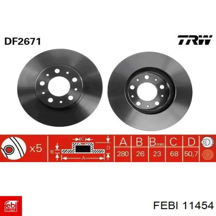 11454 Febi Discos